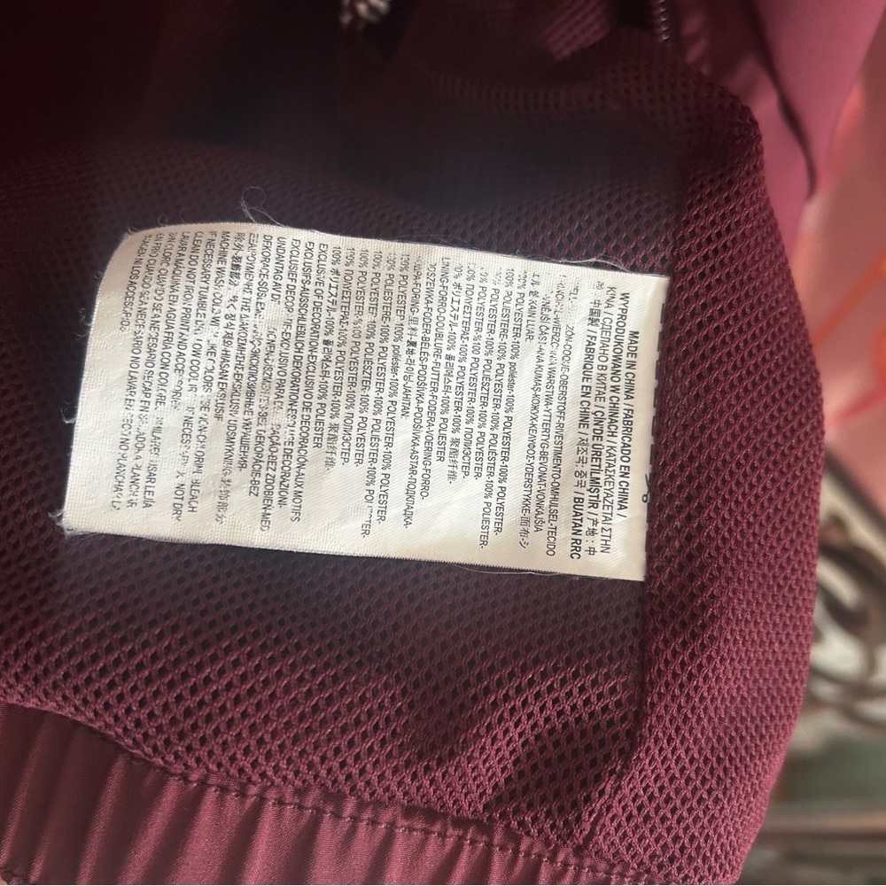 Vans Maroon Hooded Windbreaker Jacket - Picture 5 of 5
